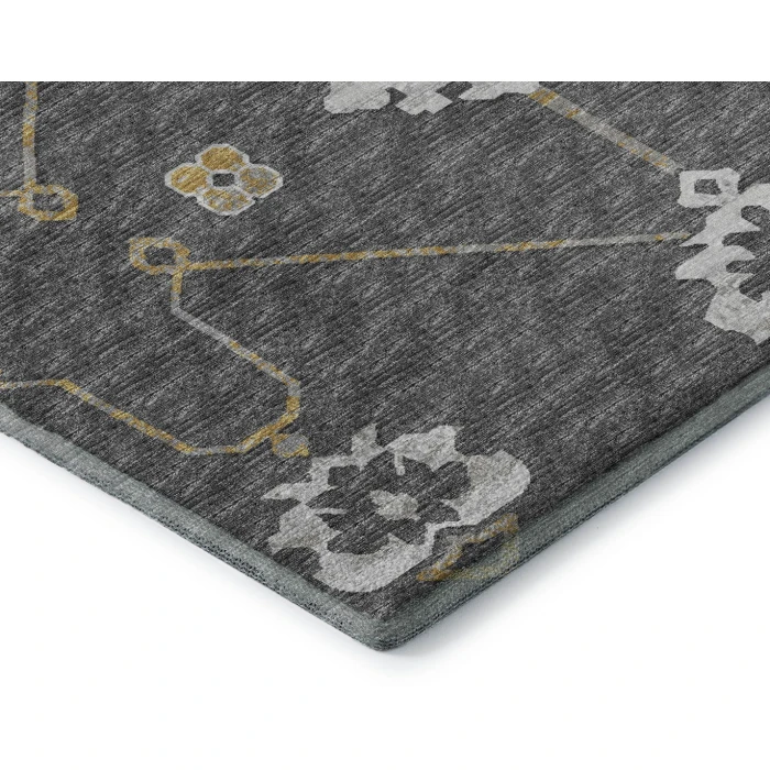 Addison Mayfield Gray AMF122 - 8ft. Round Rug