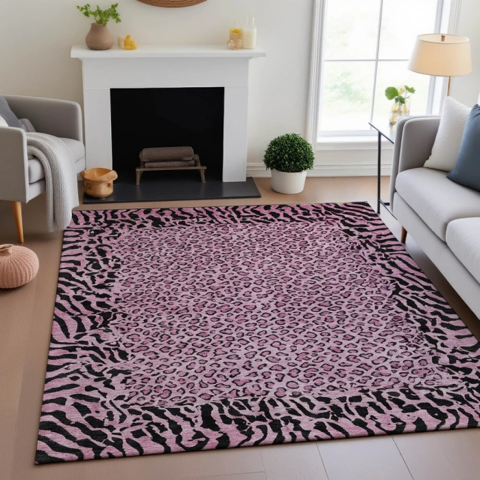 Addison Mayfield Pink AMF1230 5ft. x 7ft. 6in. Rect. Rug
