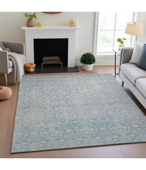 Addison Mayfield Teal AMF1231 8ft. x 10ft. Rect. Rug