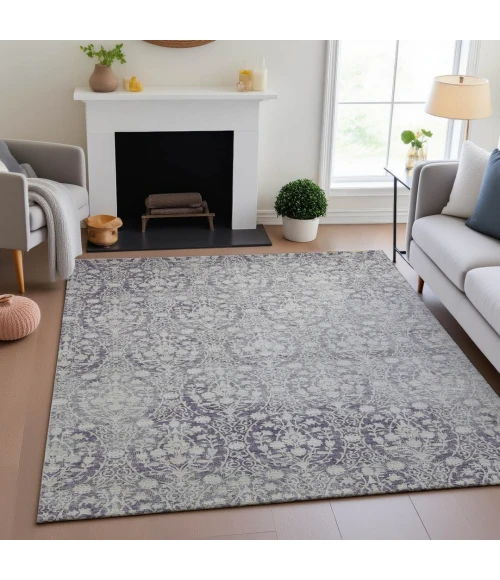 Addison Mayfield Purple AMF1231 5ft. x 7ft. 6in. Rect. Rug