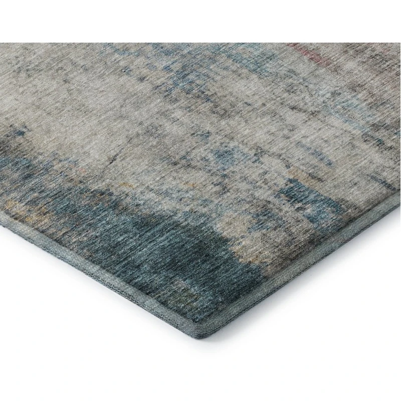 Addison Mayfield Teal AMF1232 - 8ft. Round Rug