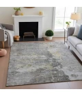 Addison Mayfield Gray AMF1234 - 8ft. Round Rug