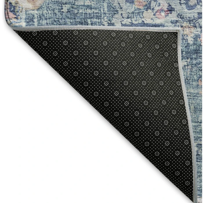 Addison Mayfield Blue AMF1236 - 8ft. Round Rug