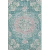 Addison Mayfield Teal AMF1236 2ft. 3in. x 7ft. 6in. Rect. Rug