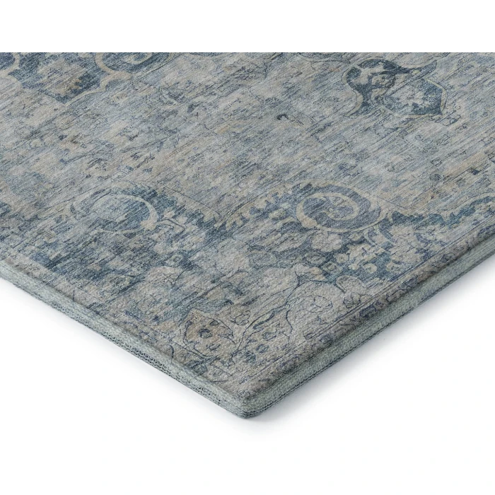 Addison Mayfield Blue AMF1238 - 8ft. Round Rug