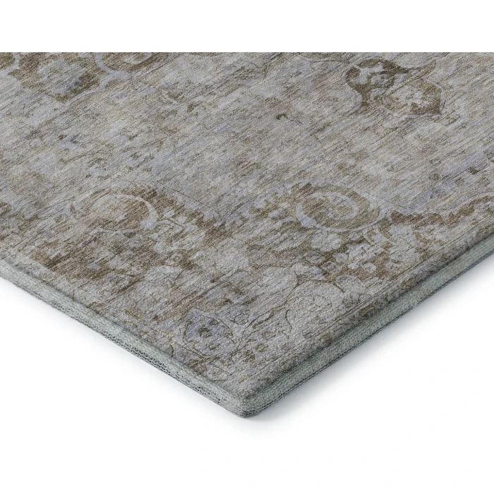 Addison Mayfield Brown AMF1238 - 8ft. Round Rug