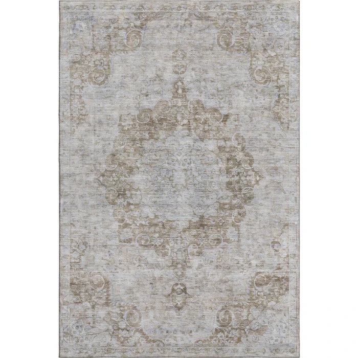 Addison Mayfield Brown AMF1238 - 8ft. Round Rug