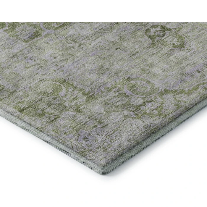 Addison Mayfield Green AMF1238 - 8ft. Round Rug