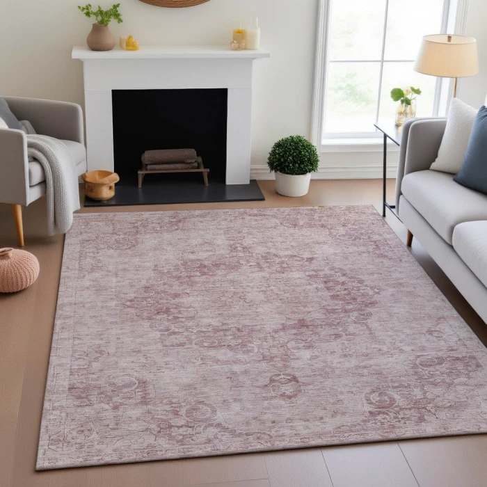 Addison Mayfield Pink AMF1238 9ft. x 12ft. Rect. Rug