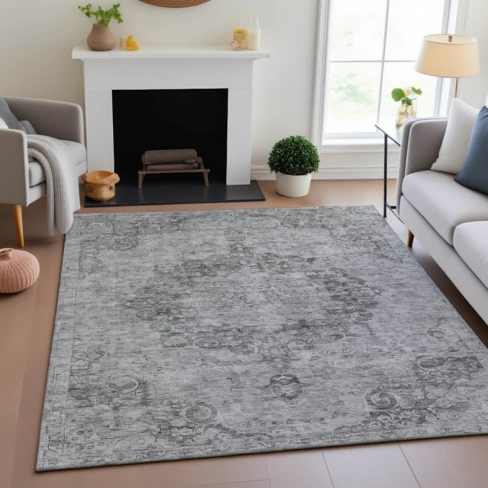 Addison Mayfield Gray AMF1238 9ft. x 12ft. Rect. Rug
