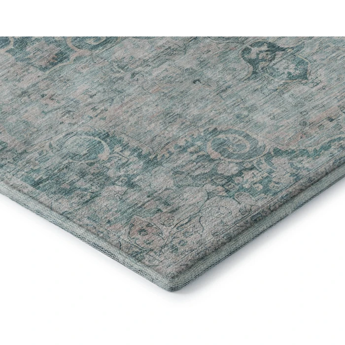 Addison Mayfield Teal AMF1238 5ft. x 7ft. 6in. Rect. Rug