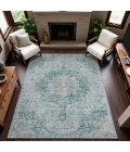 Addison Mayfield Teal AMF1238 5ft. x 7ft. 6in. Rect. Rug