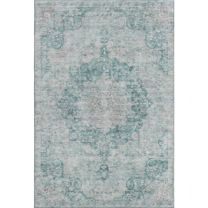 Addison Mayfield Teal AMF1238 5ft. x 7ft. 6in. Rect. Rug