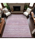 Addison Mayfield Pink AMF1239 - 8ft. Round Rug