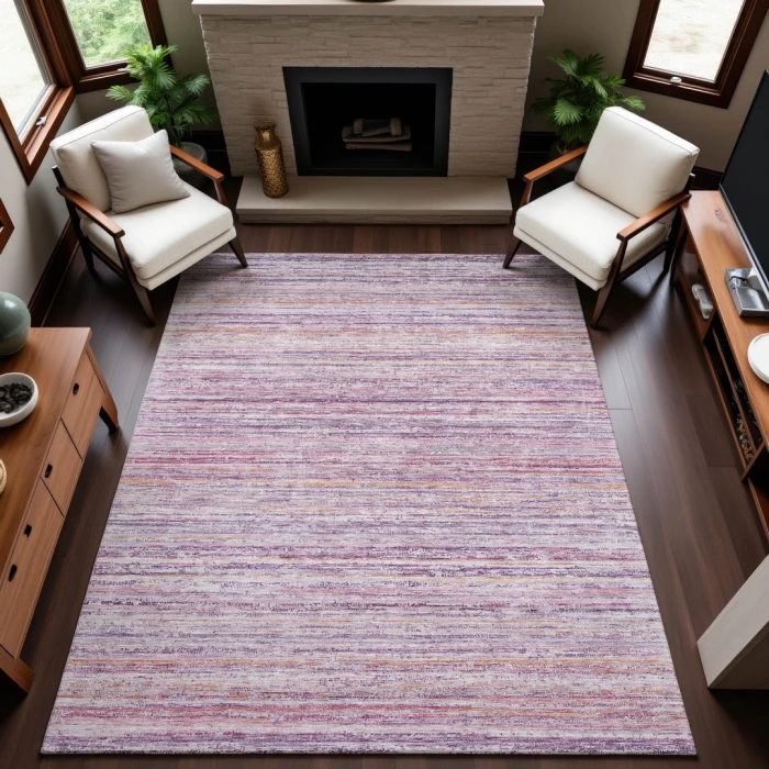 Addison Mayfield Pink AMF1239 - 8ft. Round Rug