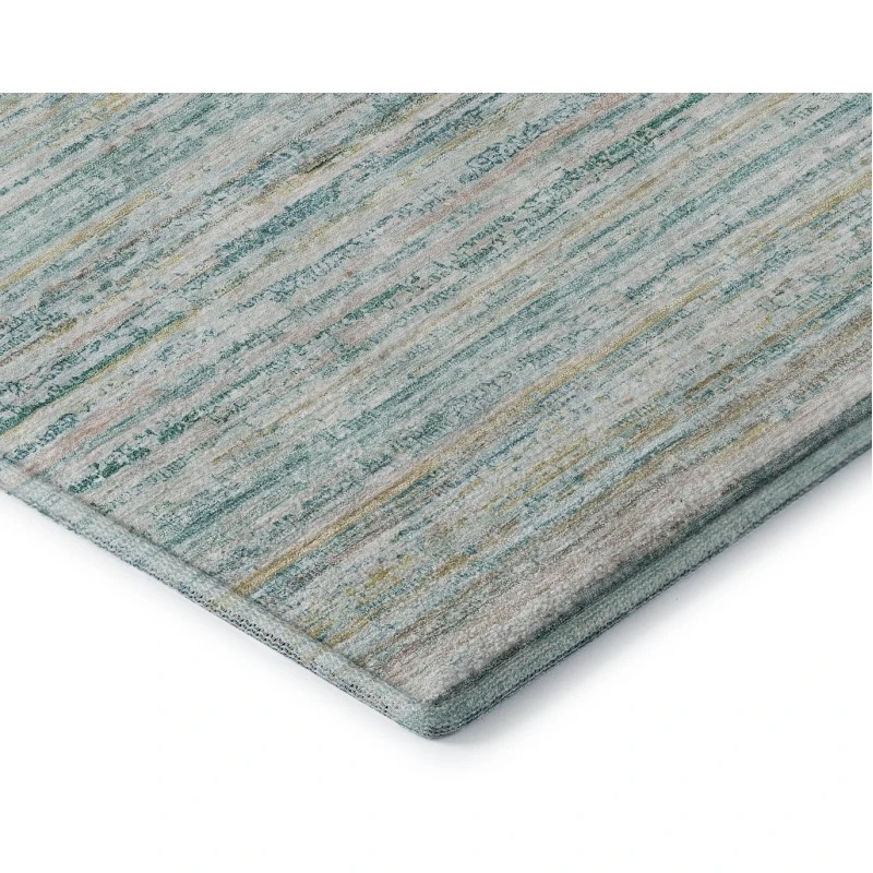 Addison Mayfield Teal AMF1239 - 8ft. Round Rug