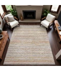 Addison Mayfield Orange AMF1239 5ft. x 7ft. 6in. Rect. Rug