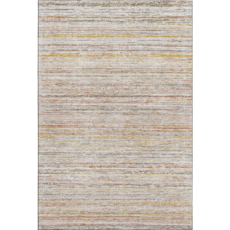 Addison Mayfield Orange AMF1239 - 8ft. Round Rug