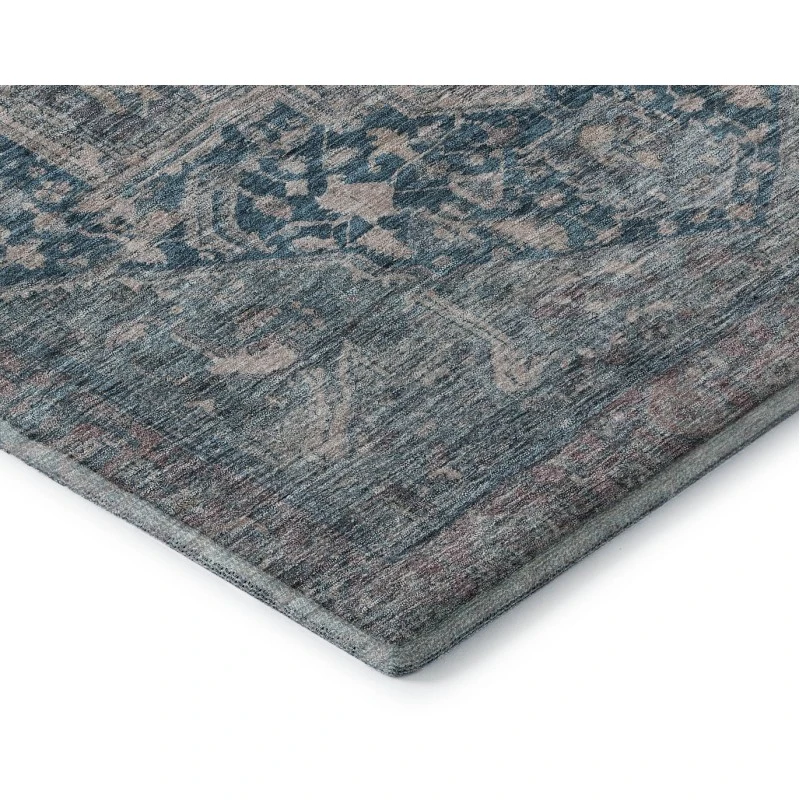 Addison Mayfield Blue AMF1240 - 8ft. Round Rug