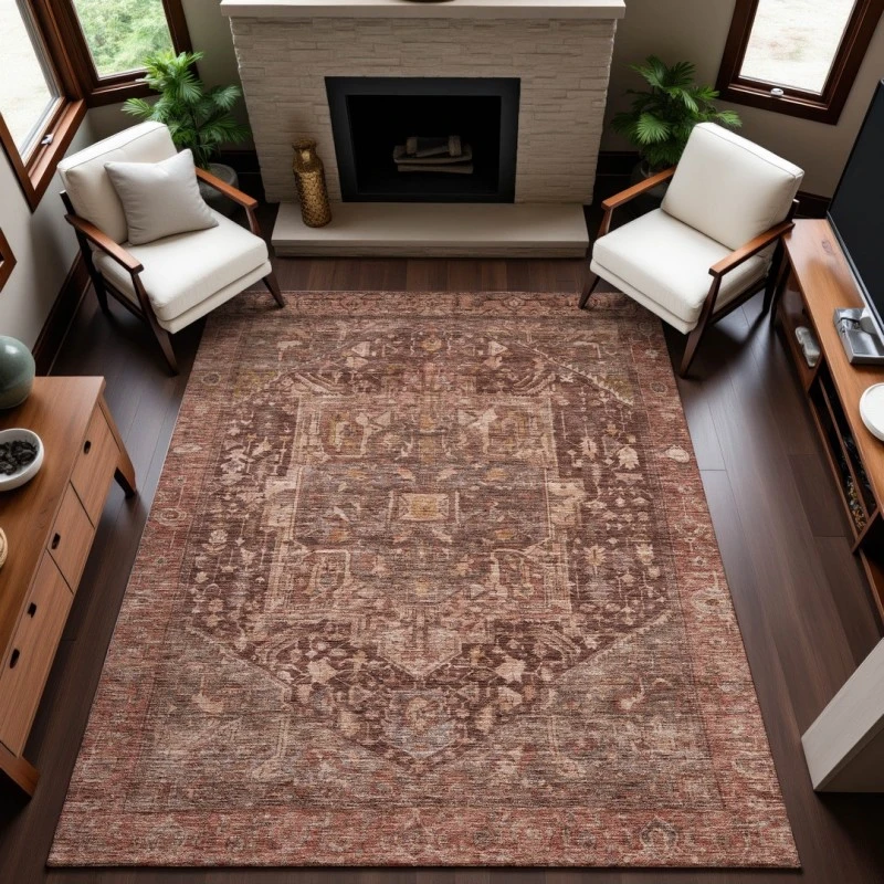 Addison Mayfield Red AMF1240 9ft. x 12ft. Rect. Rug