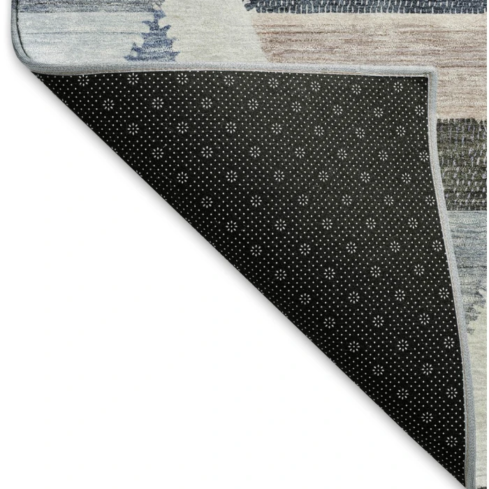 Addison Mayfield Blue AMF1241 - 8ft. Round Rug