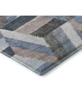 Addison Mayfield Blue AMF1241 - 8ft. Round Rug