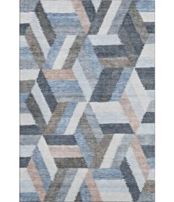 Addison Mayfield Blue AMF1241 - 8ft. Round Rug