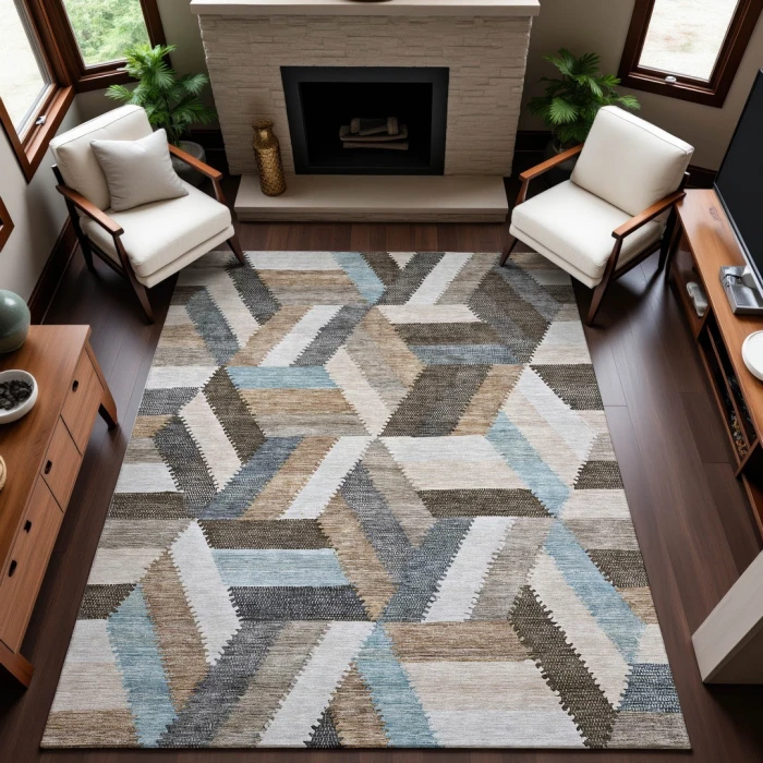 Addison Mayfield Brown AMF1241 2ft. 3in. x 7ft. 6in. Rect. Rug