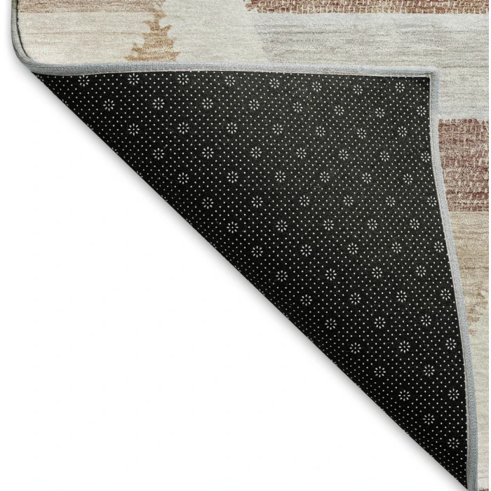 Addison Mayfield Orange AMF1241 - 8ft. Round Rug