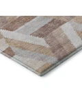 Addison Mayfield Orange AMF1241 - 8ft. Round Rug
