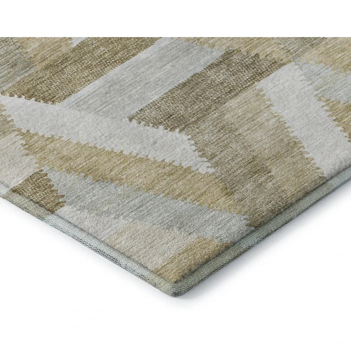 Addison Mayfield Brown AMF1241 - 8ft. Round Rug