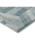 Addison Mayfield Teal AMF1241 - 8ft. Round Rug
