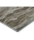 Addison Mayfield Brown AMF1246 - 8ft. Round Rug