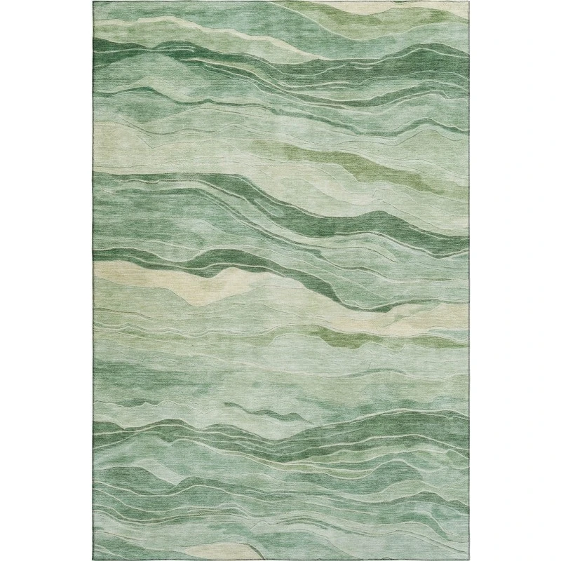 Addison Mayfield Green AMF1246 - 8ft. Round Rug
