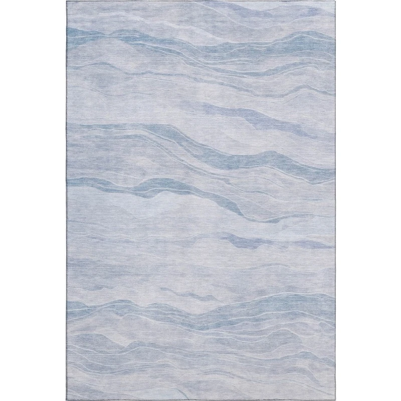 Addison Mayfield Blue AMF1246 - 8ft. Round Rug
