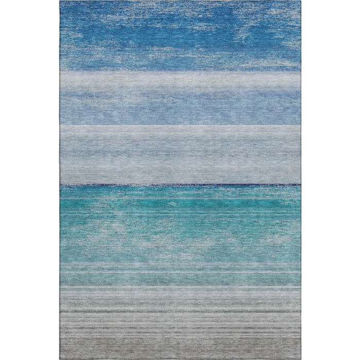 Addison Mayfield Blue AMF1252 - 8ft. Round Rug