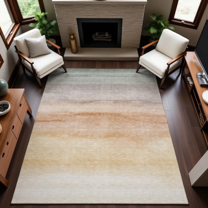 Addison Mayfield Orange AMF1253 2ft. 3in. x 7ft. 6in. Rect. Rug