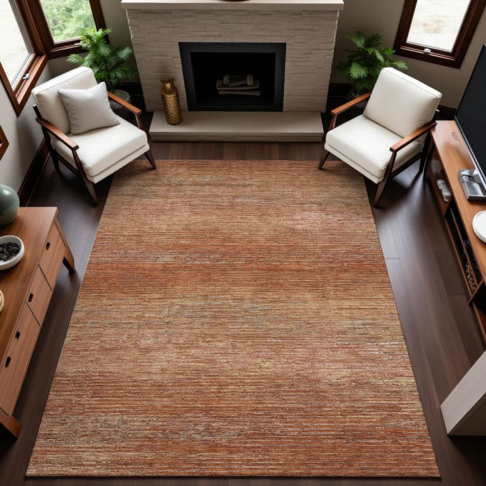 Addison Mayfield Orange AMF1264 5ft. x 7ft. 6in. Rect. Rug