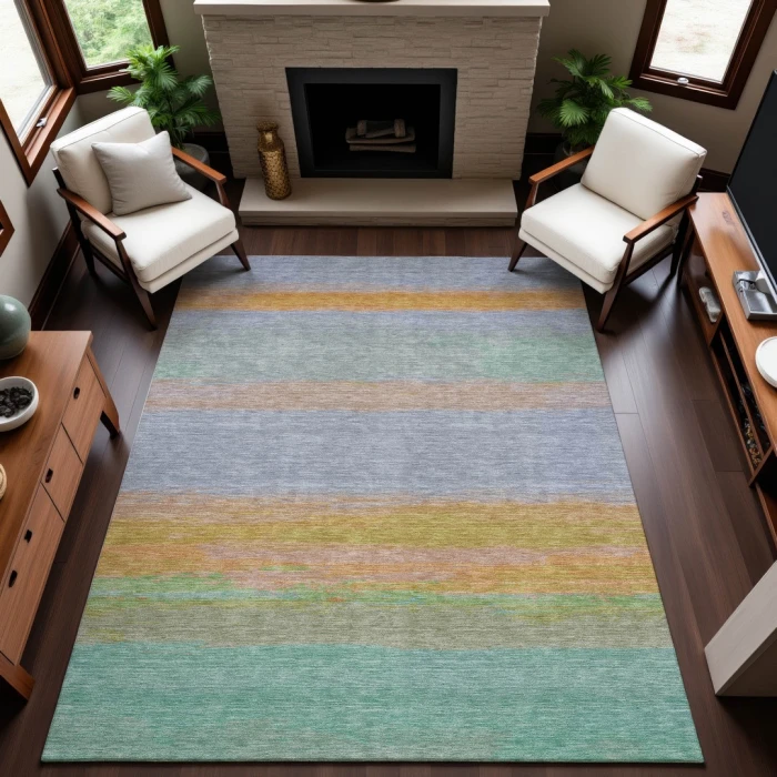 Addison Mayfield Purple AMF1272 8ft. x 10ft. Rect. Rug