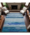 Addison Mayfield Blue AMF1280 9ft. x 12ft. Rect. Rug
