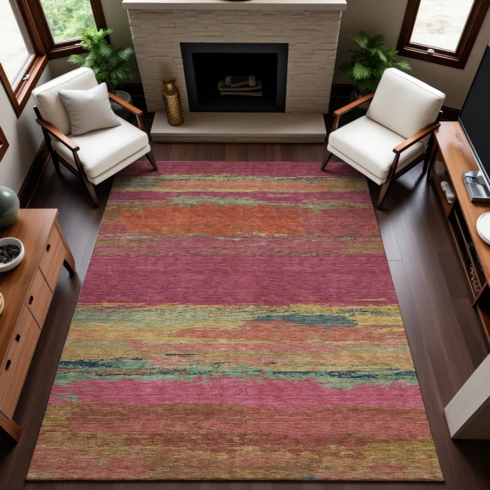 Addison Mayfield Pink AMF1280 5ft. x 7ft. 6in. Rect. Rug