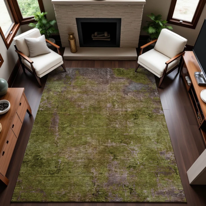 Addison Mayfield Green AMF1287 9ft. x 12ft. Rect. Rug