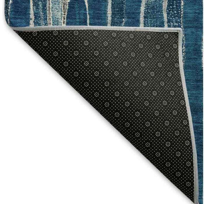 Addison Mayfield Blue AMF1301 - 8ft. Round Rug