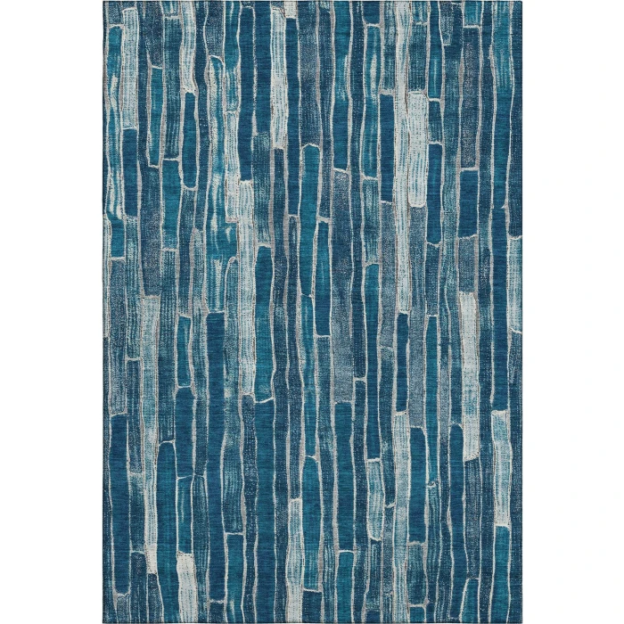 Addison Mayfield Blue AMF1301 - 8ft. Round Rug