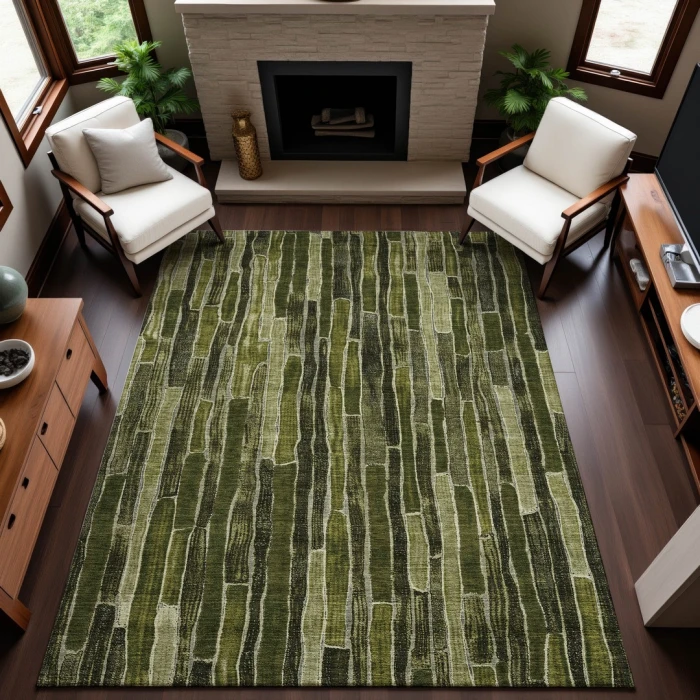 Addison Mayfield Green AMF1301 9ft. x 12ft. Rect. Rug