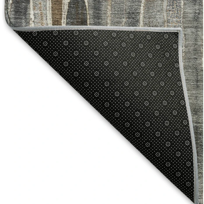 Addison Mayfield Gray AMF1301 - 8ft. Round Rug
