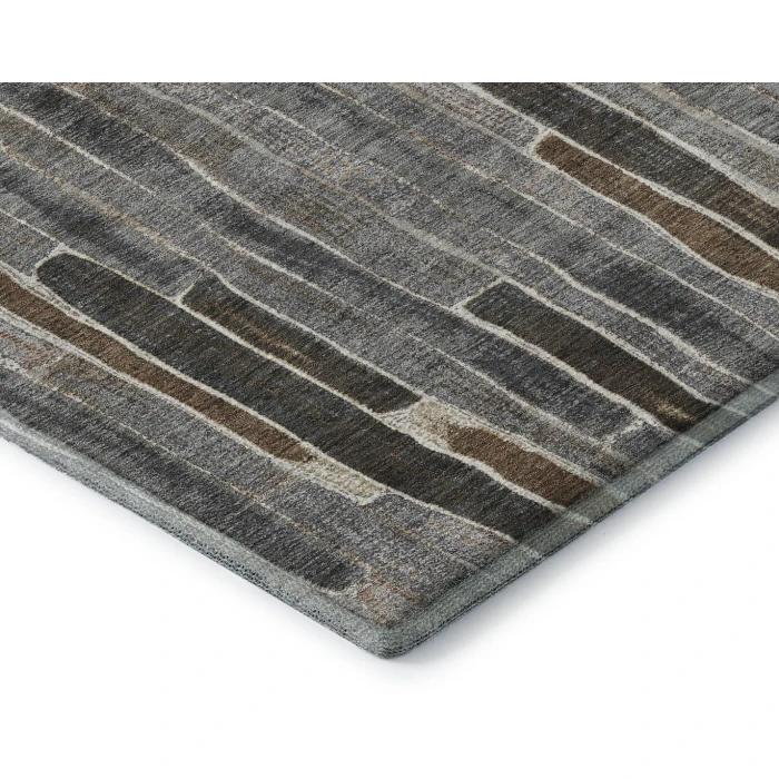 Addison Mayfield Gray AMF1301 - 8ft. Round Rug