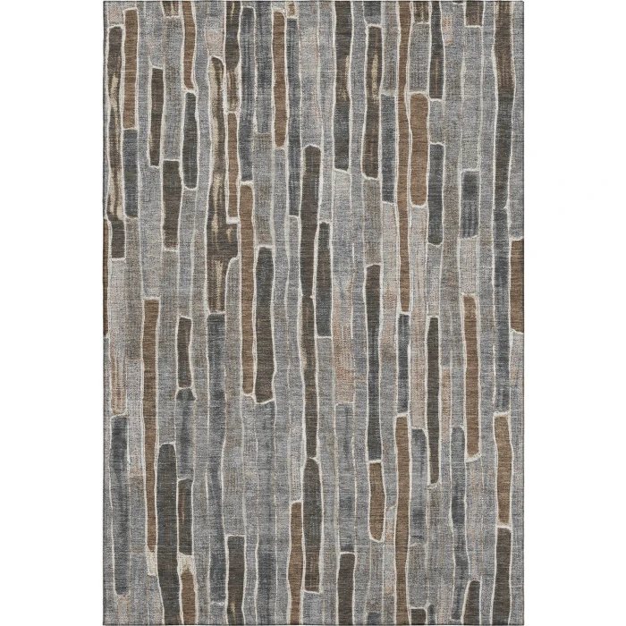 Addison Mayfield Gray AMF1301 - 8ft. Round Rug