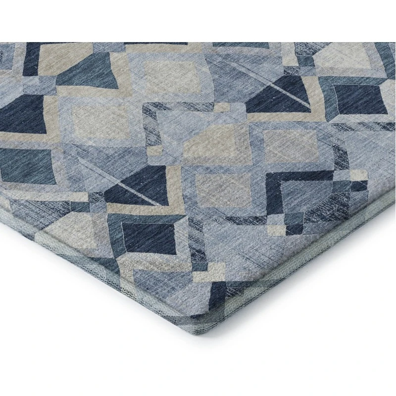 Addison Mayfield Blue AMF1308 - 8ft. Round Rug