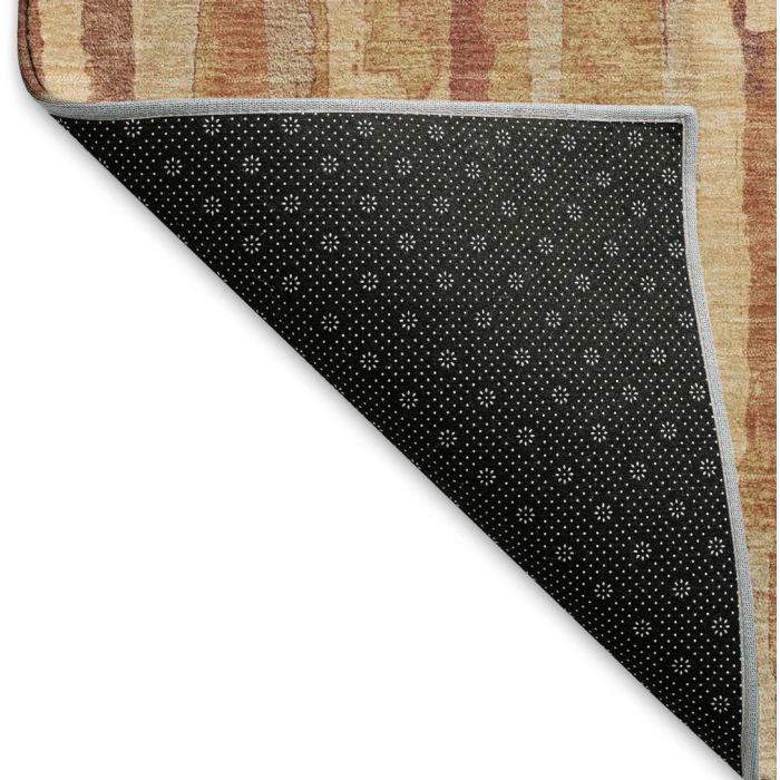 Addison Mayfield Orange AMF1314 - 8ft. Round Rug